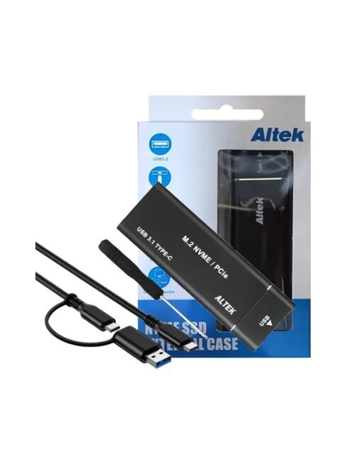 CAPSULA ALTEK PARA DISCO NVME USB 3.0 – TIPO C