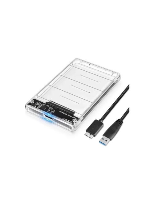 CAPSULA HDD/SSD 2.5" HD-13 USB 3.0 TRANSPARENTE